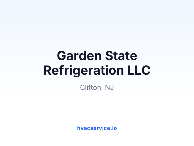 Garden State Refrigeration LLC