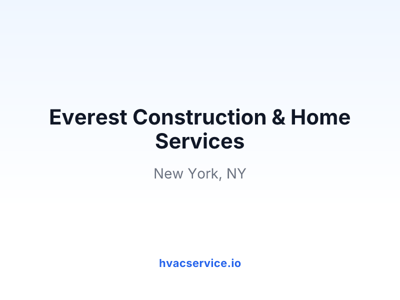 Everest Construction & Home Services