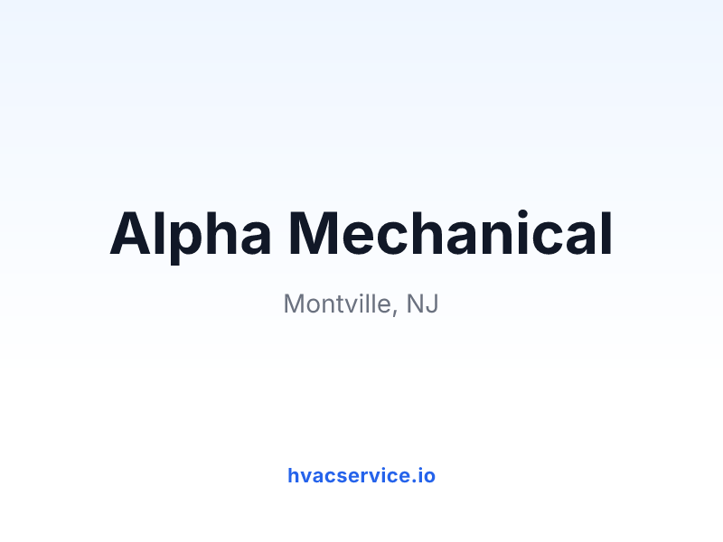 Alpha Mechanical