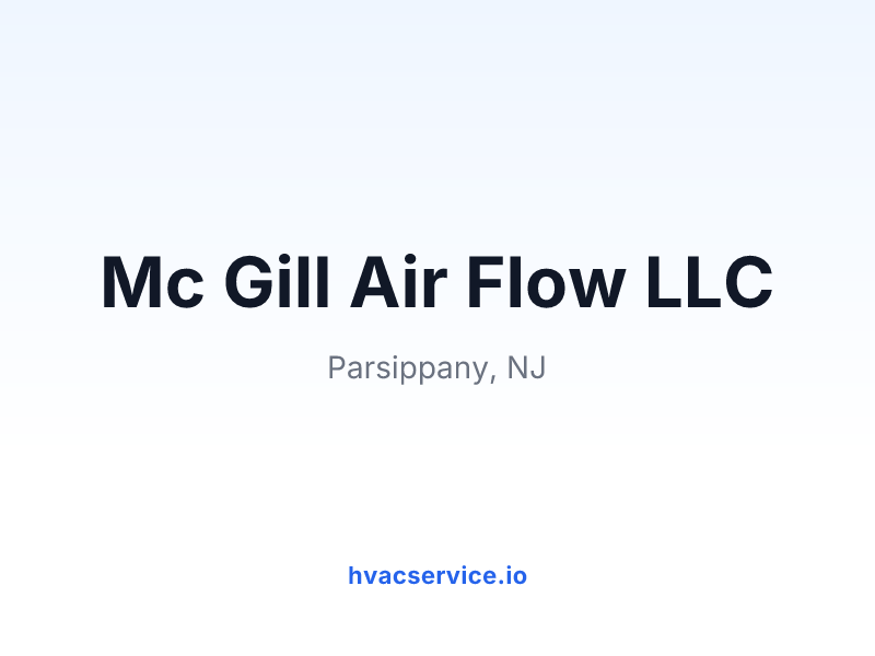 Mc Gill Air Flow LLC