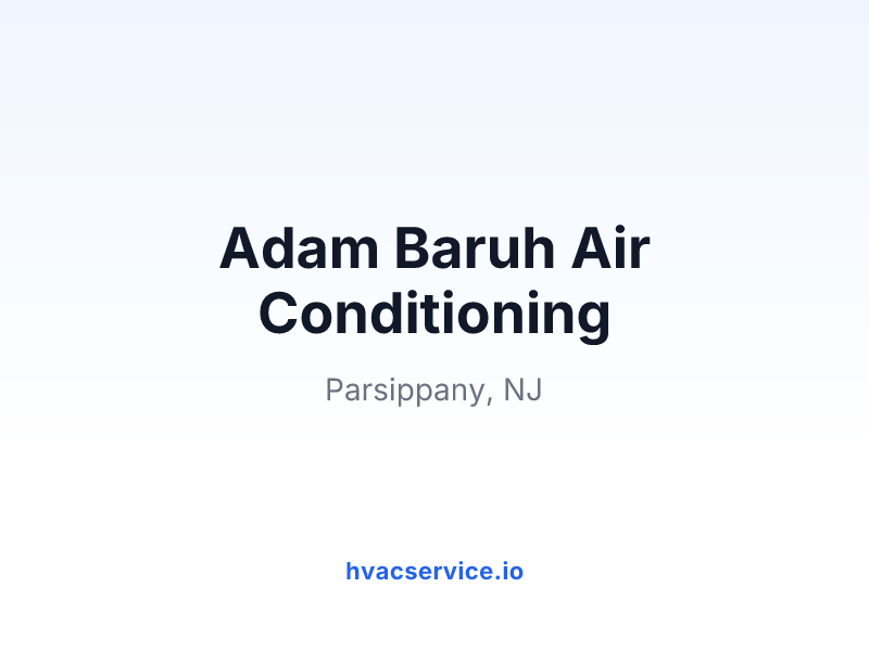 Adam Baruh Air Conditioning