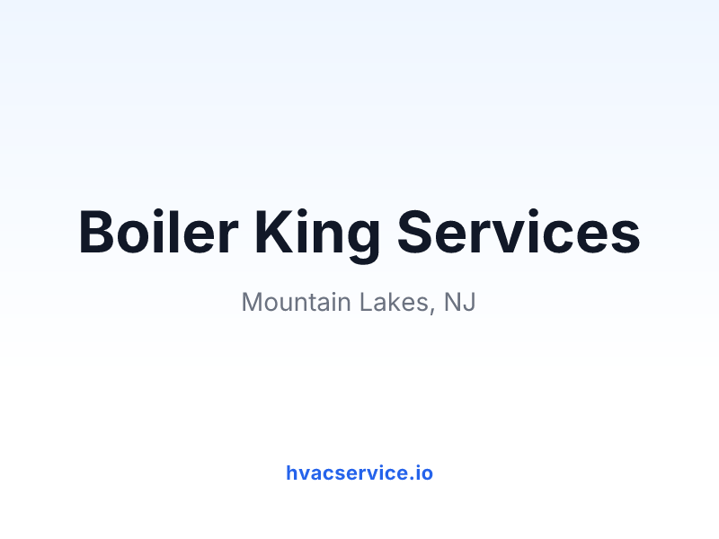 Boiler King Services