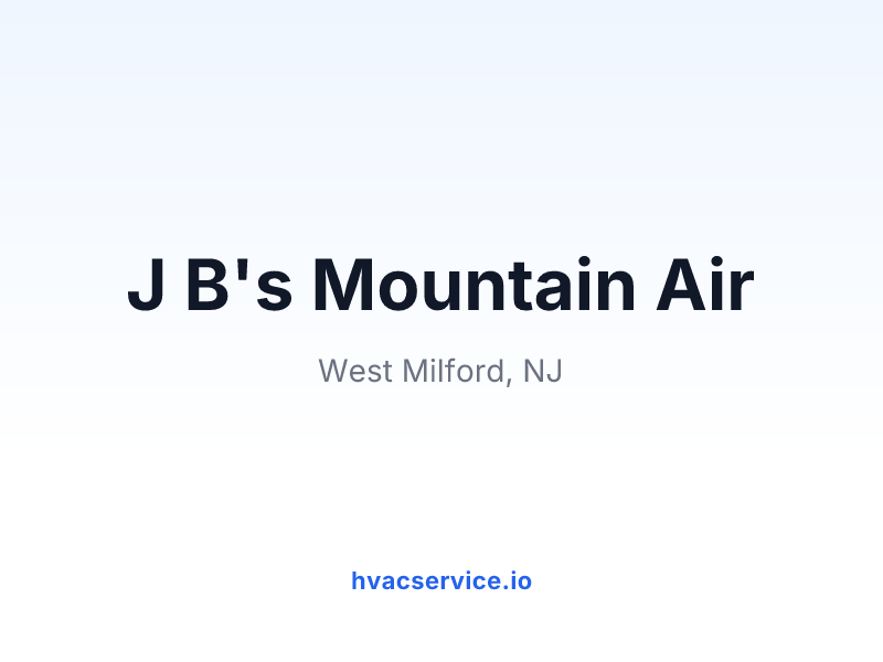 J B's Mountain Air