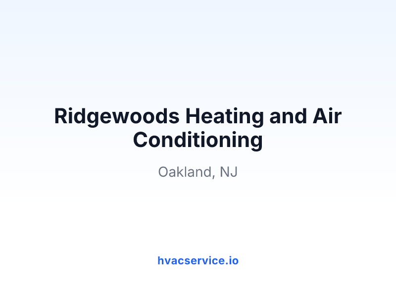 Ridgewoods Heating and Air Conditioning