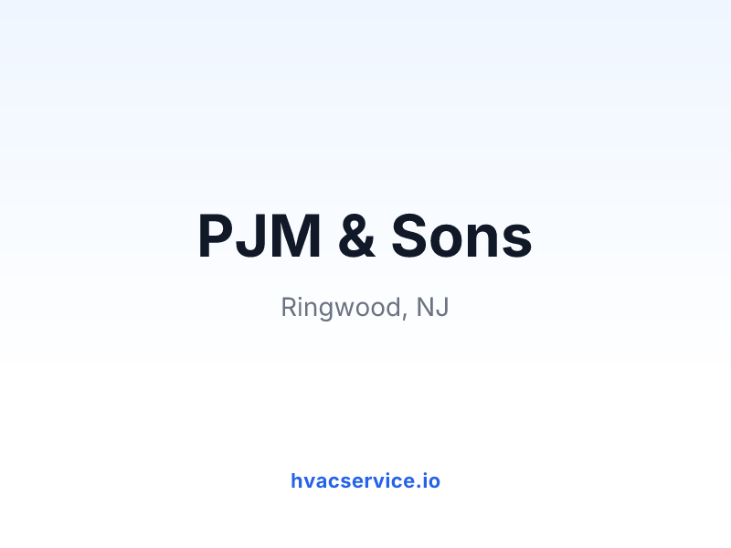 PJM & Sons