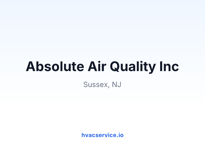 Absolute Air Quality Inc