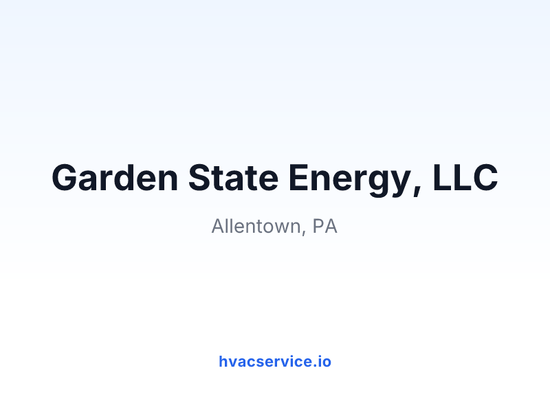 Garden State Energy, LLC