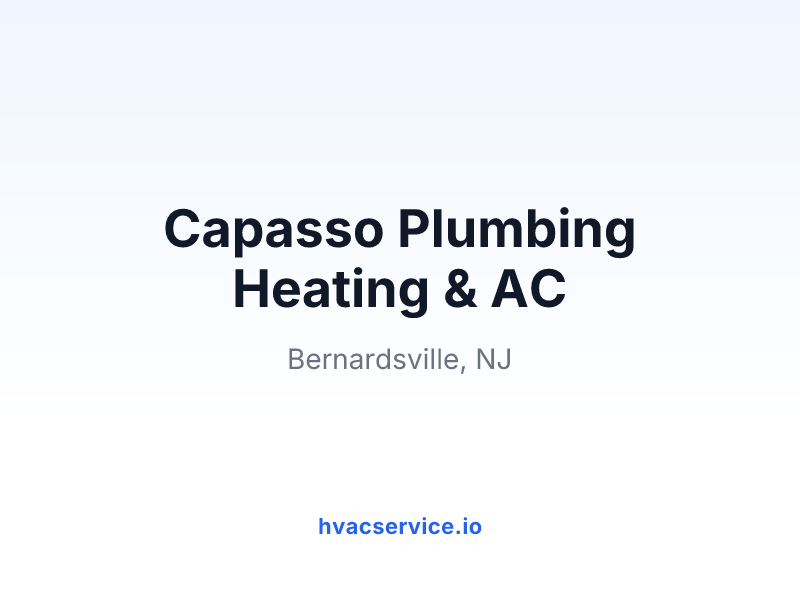 Capasso Plumbing Heating & AC