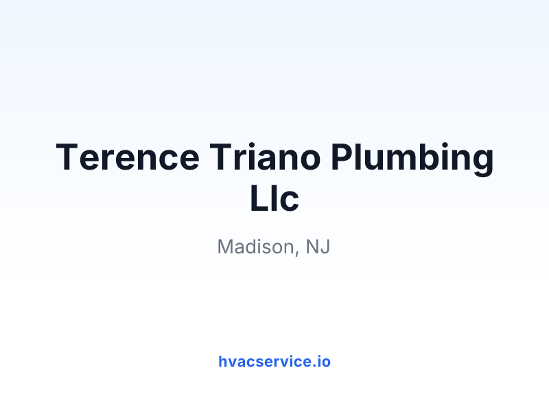 Terence Triano Plumbing Llc
