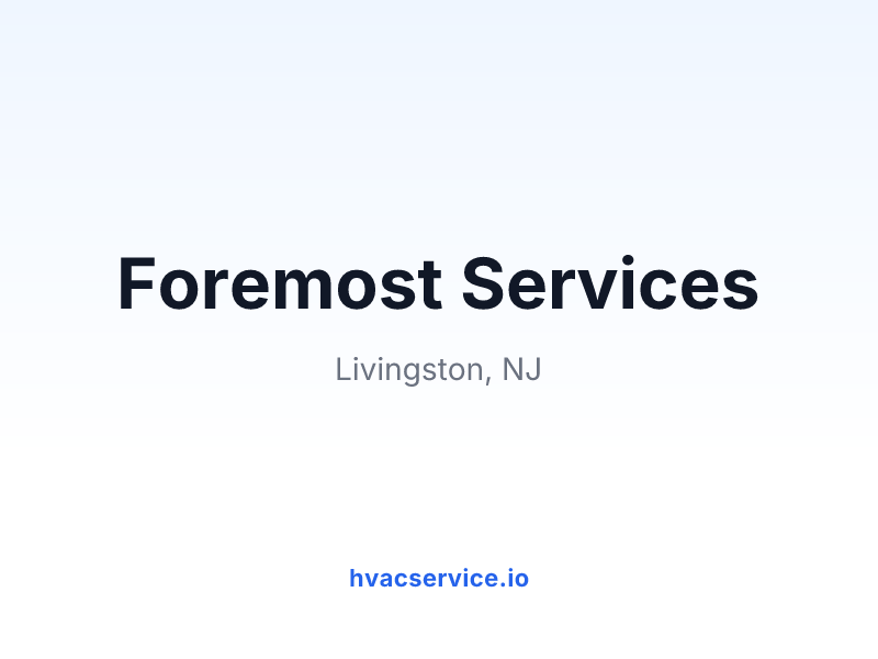 Foremost Services