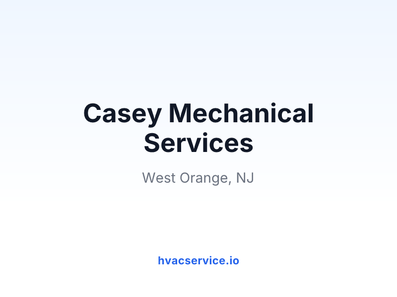 Casey Mechanical Services