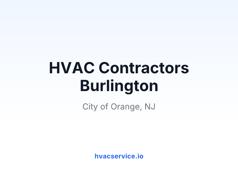 HVAC Contractors Burlington