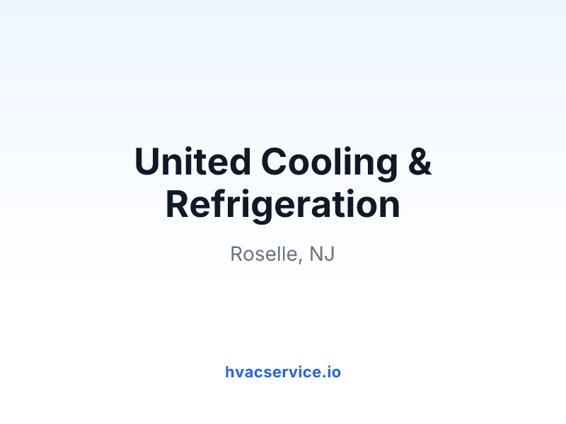 United Cooling & Refrigeration