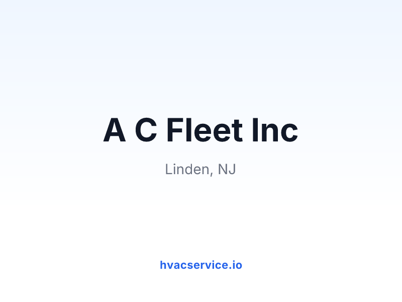 A C Fleet Inc