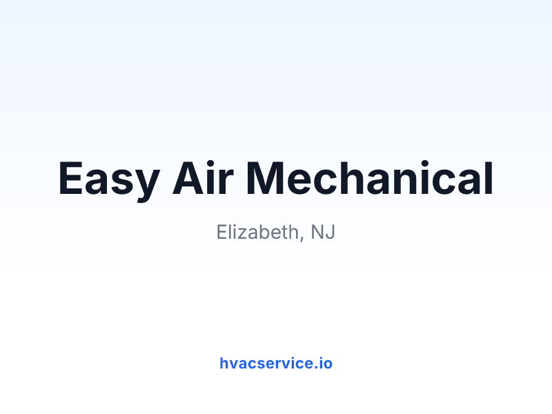 Easy Air Mechanical