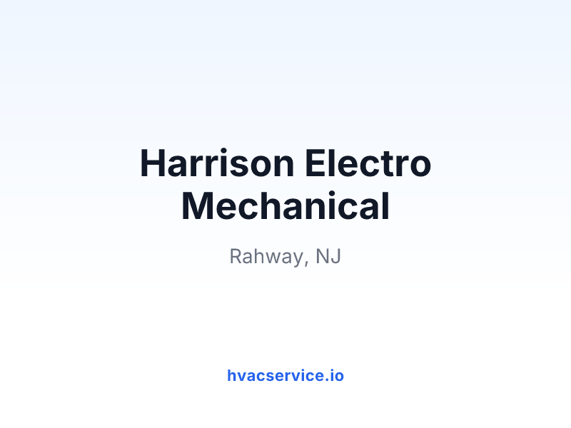 Harrison Electro Mechanical