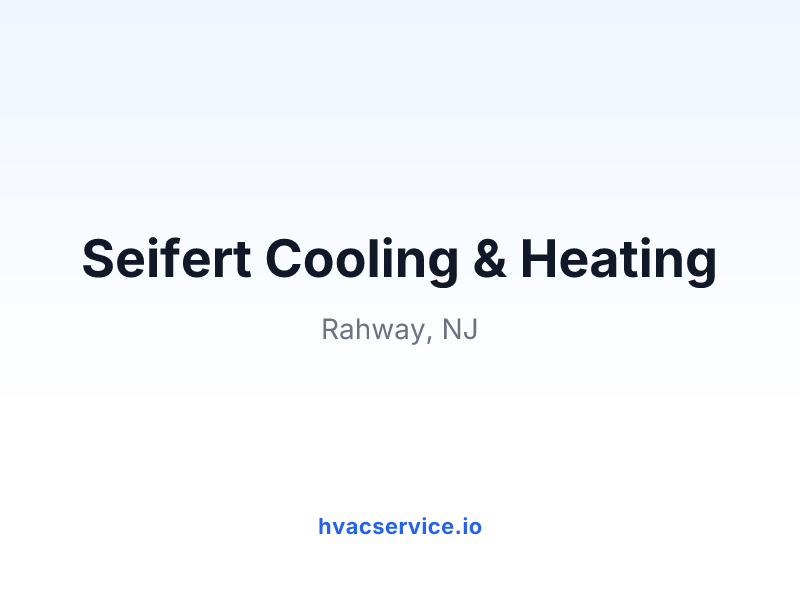 Seifert Cooling & Heating