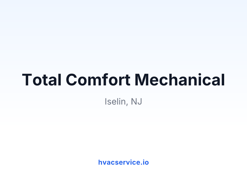 Total Comfort Mechanical