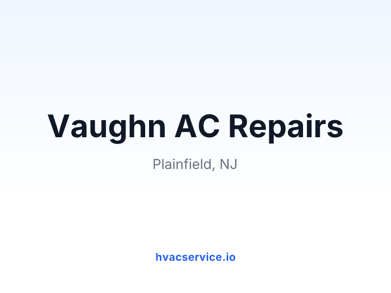 Vaughn AC Repairs