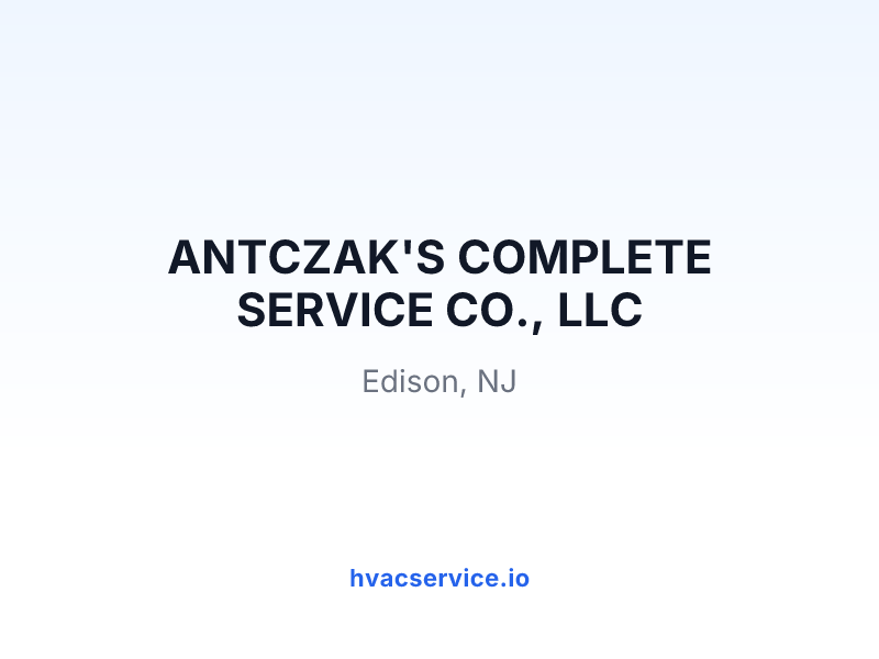 ANTCZAK'S COMPLETE SERVICE CO., LLC