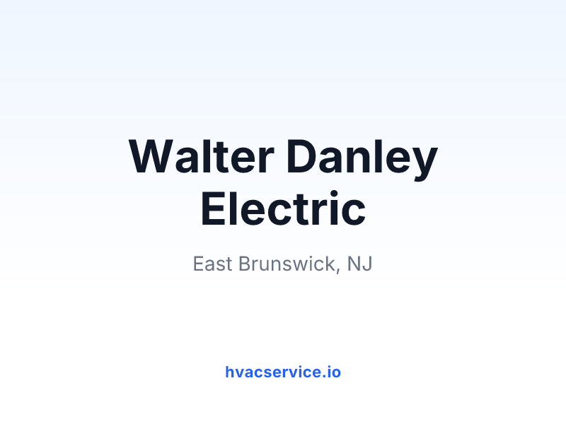 Walter Danley Electric