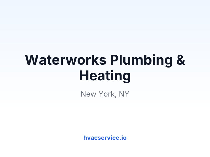 Waterworks Plumbing & Heating