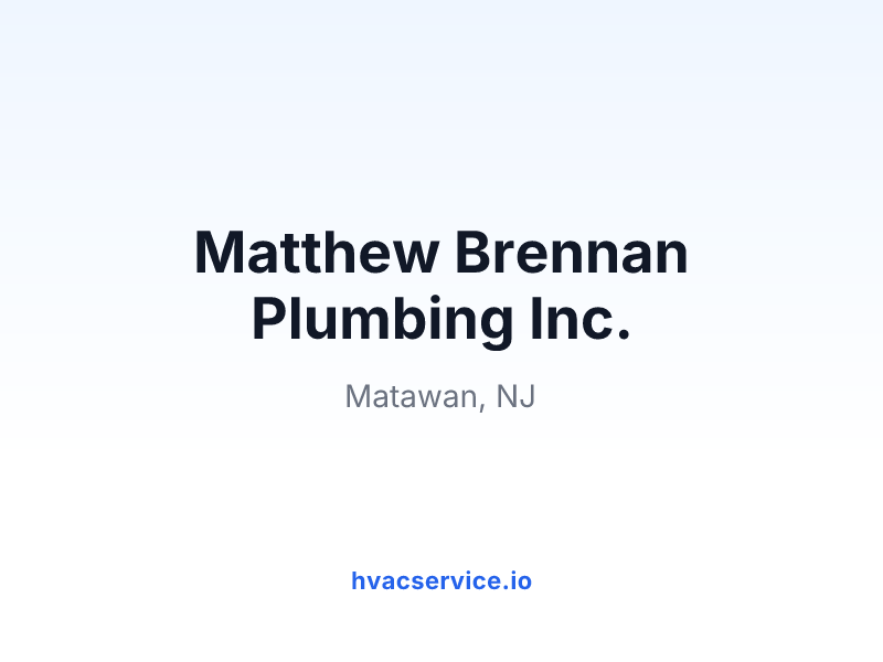 Matthew Brennan Plumbing Inc.