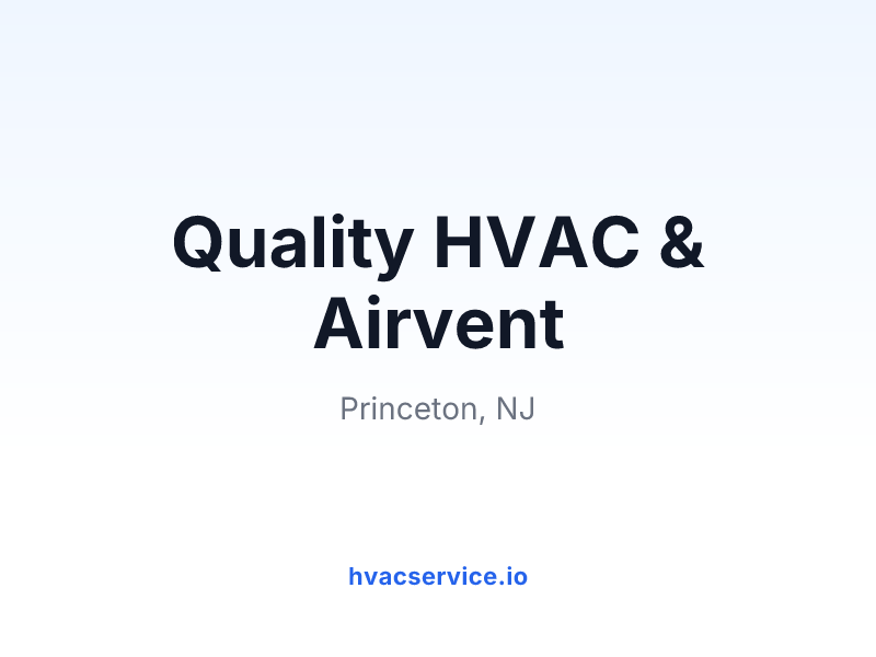 Quality HVAC & Airvent