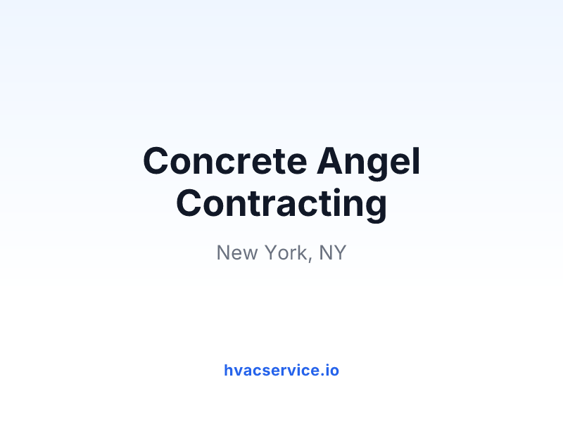 Concrete Angel Contracting