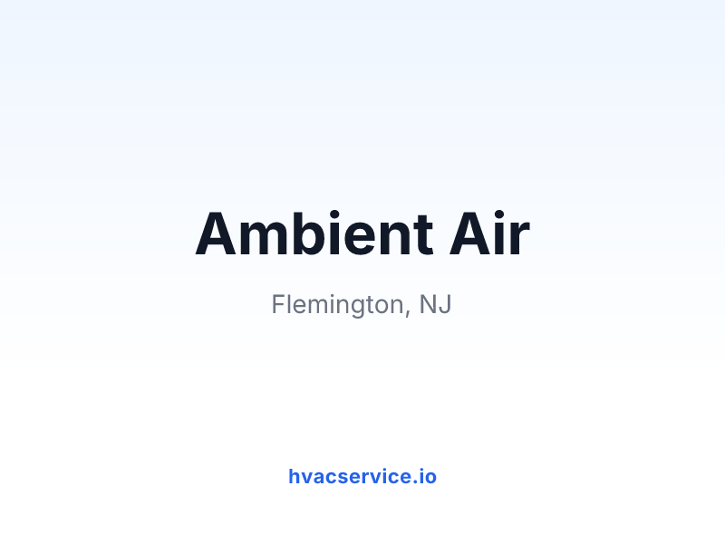 Ambient Air