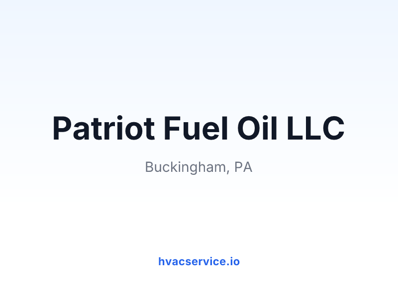 Patriot Fuel Oil LLC
