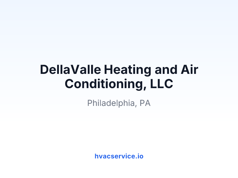 DellaValle Heating and Air Conditioning, LLC