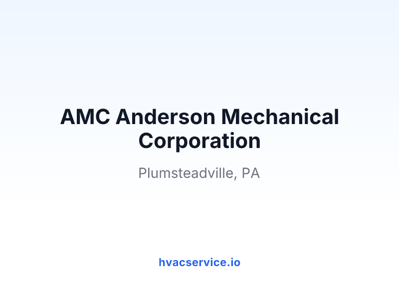 AMC Anderson Mechanical Corporation