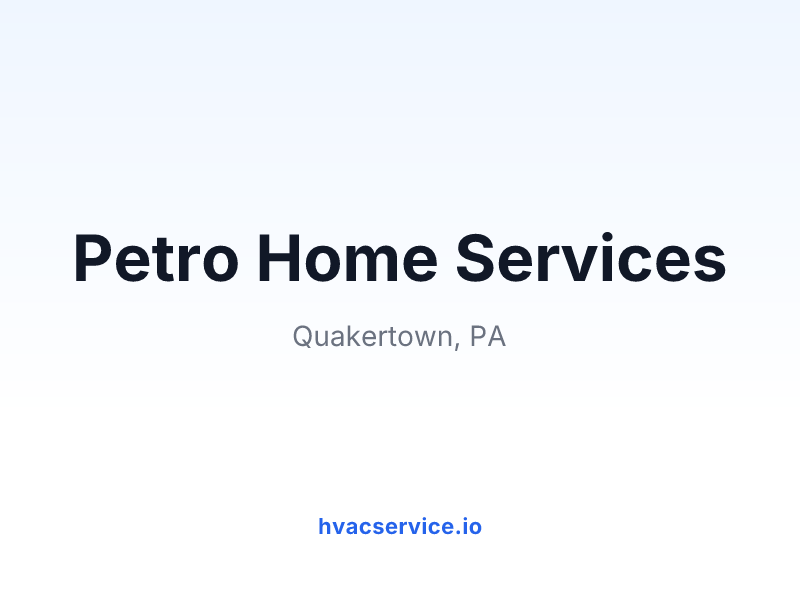 Petro Home Services