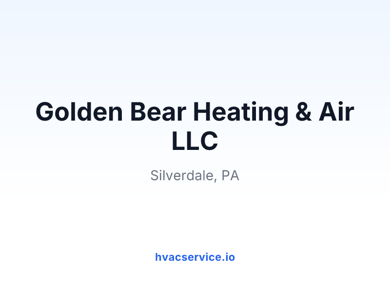 Golden Bear Heating & Air LLC