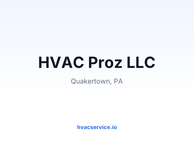 HVAC Proz LLC