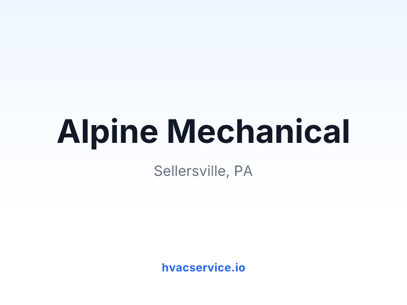 Alpine Mechanical