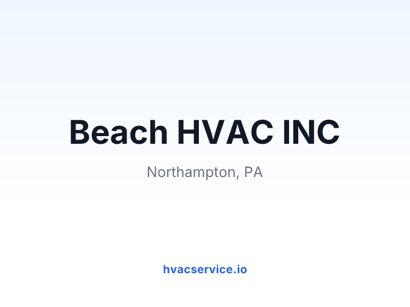 Beach HVAC INC