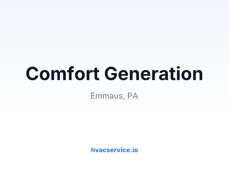 Comfort Generation