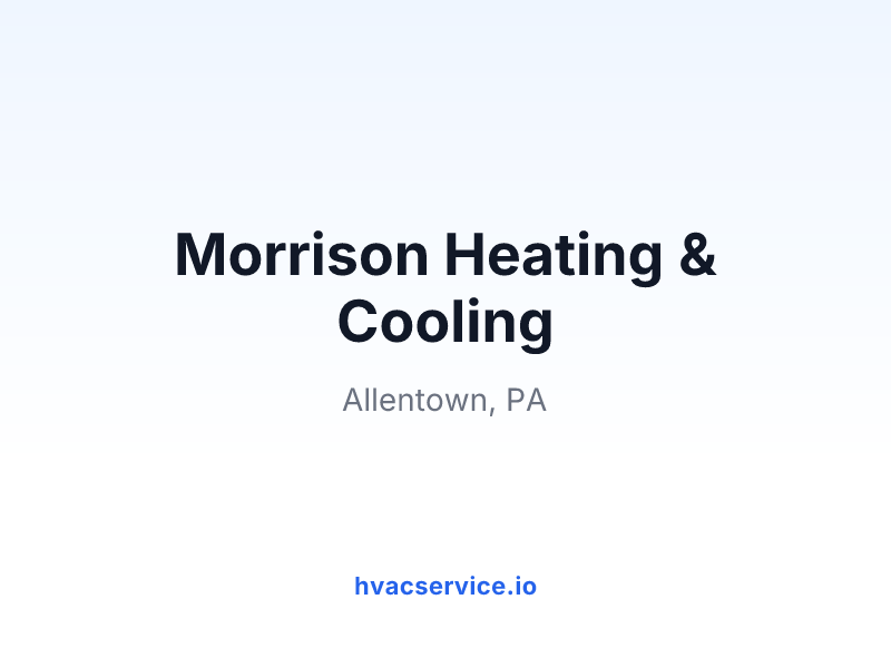 Morrison Heating & Cooling