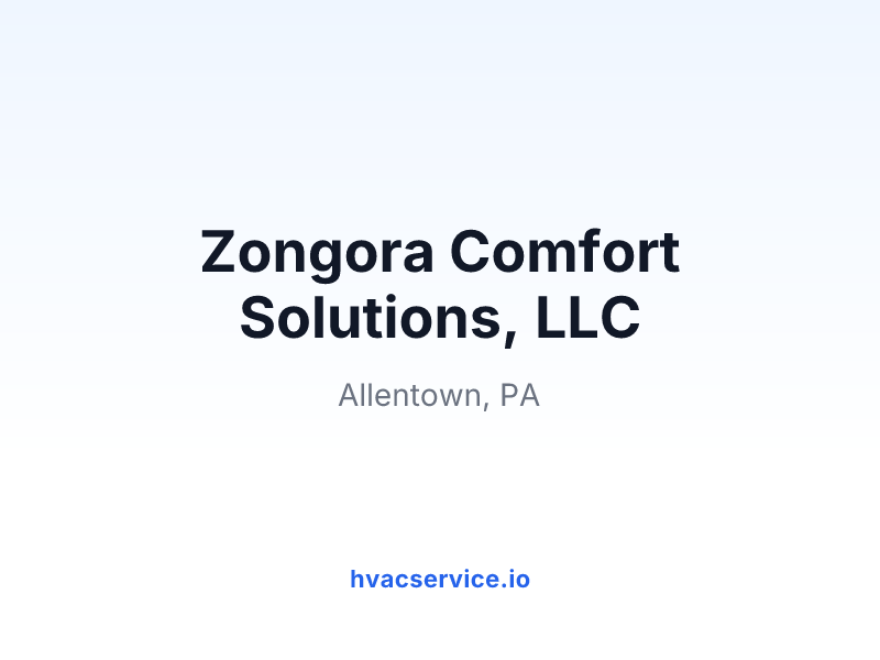 Zongora Comfort Solutions, LLC