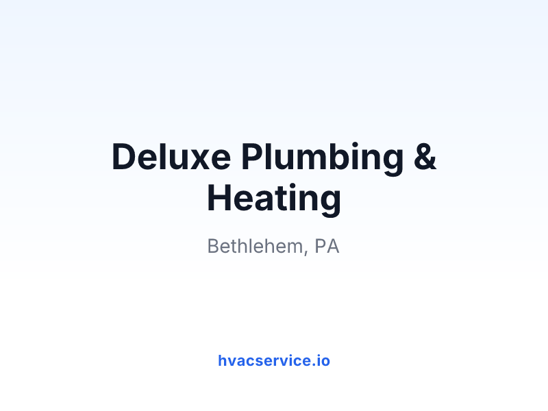 Deluxe Plumbing & Heating