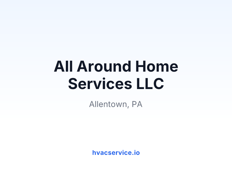 All Around Home Services LLC
