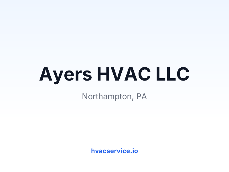 Ayers HVAC LLC