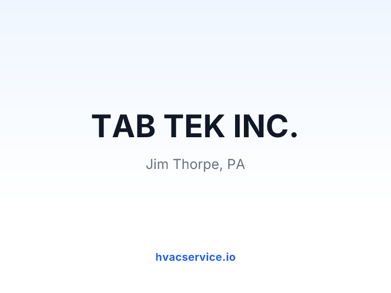 TAB TEK INC.