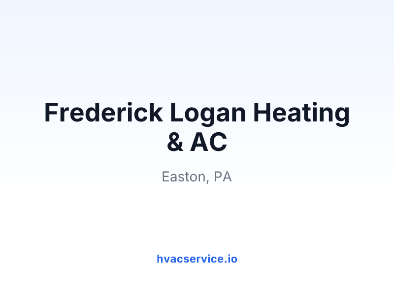Frederick Logan Heating & AC