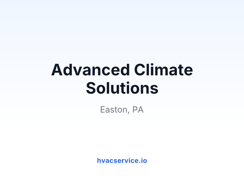 Advanced Climate Solutions