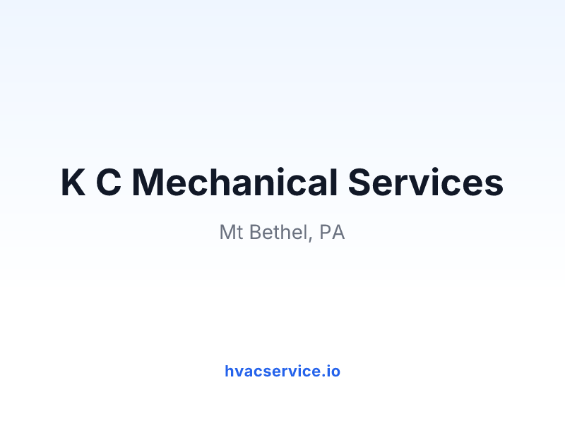 K C Mechanical Services
