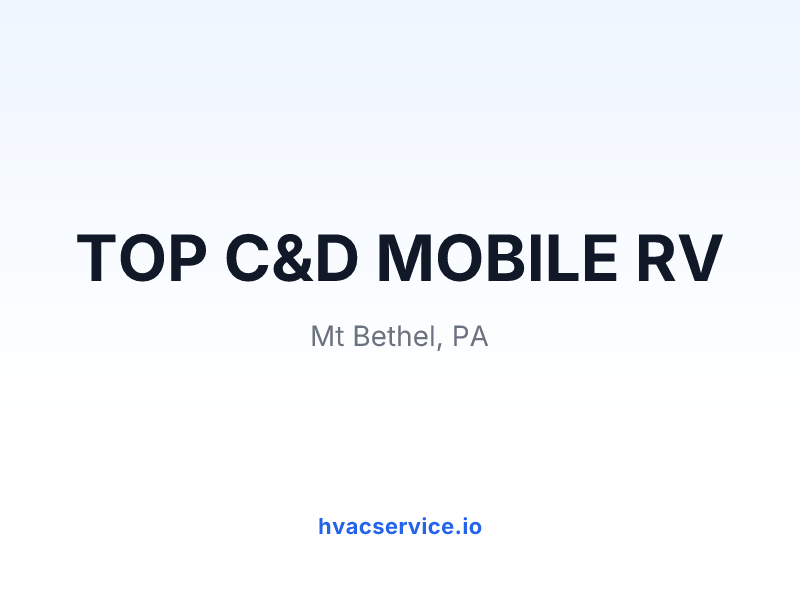 TOP C&D MOBILE RV