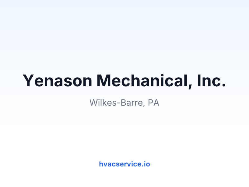 Yenason Mechanical, Inc.